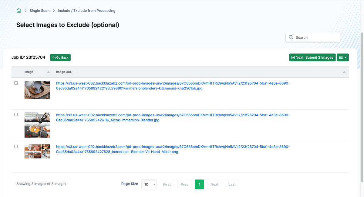 PicDefense Proof Vault step 2: Upload PDF license receipts and agreements directly to the image record