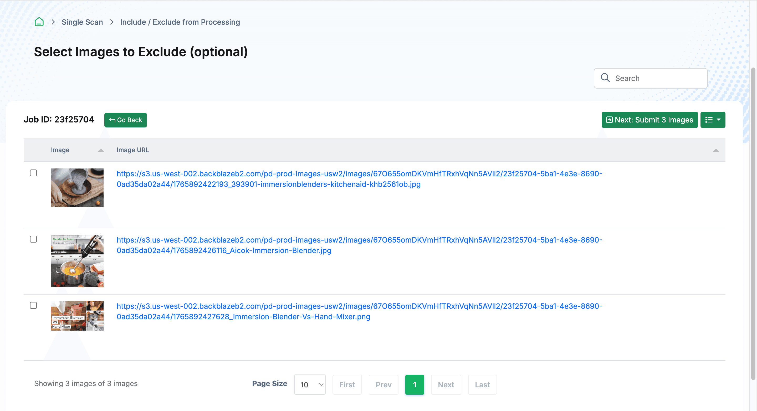 PicDefense Proof Vault upload interface showing the license proof attachment modal where users upload PDF receipts and license agreements to specific image records